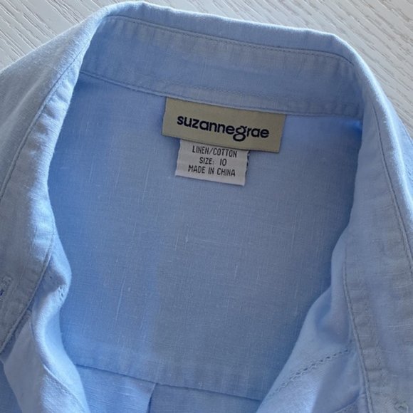 Suzanne Grae - Linen Cotton Shirt - Picture 5 of 7
